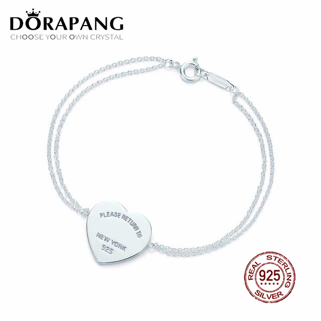DORAPANG 100% 925 Sterling Silver Heart sign Pendant Simple Design For Women Elegant Fine Jewelry
DORAPANG 100% 925 Sterling Silver Heart sign Pendant Simple Design For Women Elegant Fine Jewelry