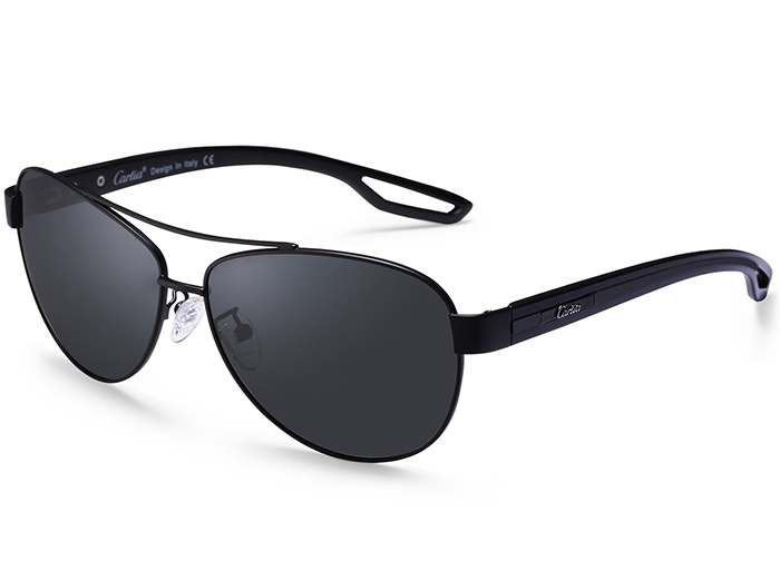 Carfia Summer Hot Fashion Polarized Sunglasses for Women Size 61mm Polarized Sun lgasses 100% UV400 Protection Glare-Free