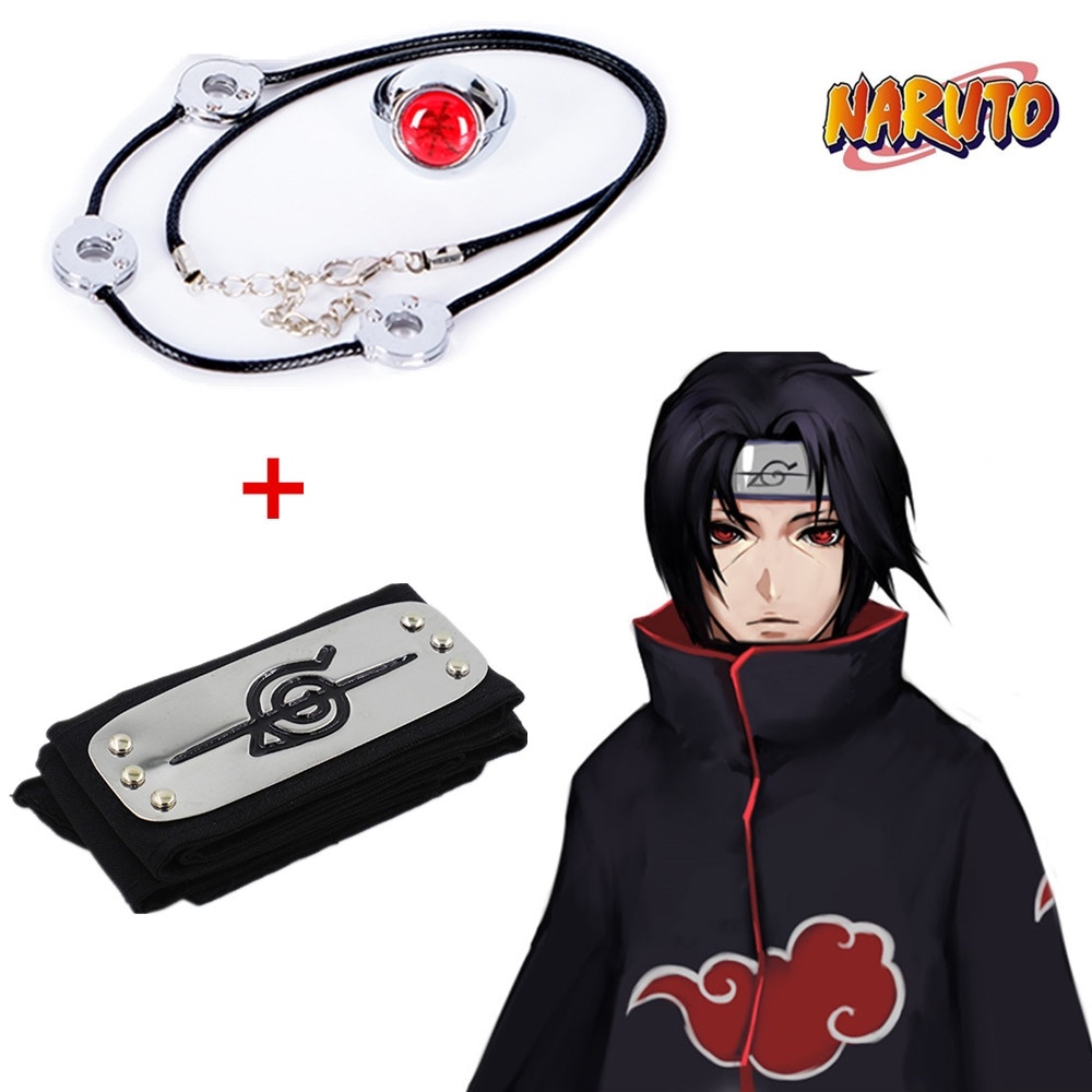 Hot Japan Anime Hokage Uzumaki Naruto Itachi Uchiha Halloween Unisex Cosplay Prop headband Necklace Ring Toy Gift, Silver
Hot Japan Anime Hokage Uzumaki Naruto Itachi Uchiha Halloween Unisex Cosplay Prop headband Necklace Ring Toy Gift, Silver