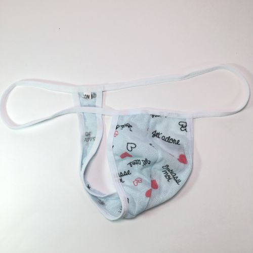 G798C Mens Sexy String Thong Contoured Pouch Thin Cotton Jersey T-back Underwear Hearts Prints
G798C Mens Sexy String Thong Contoured Pouch Thin Cotton Jersey T-back Underwear Hearts Prints