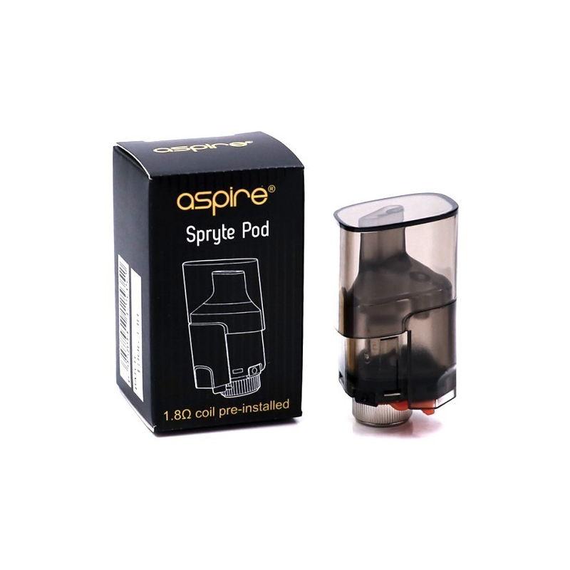 Aspire Spryte Pod 3.5ml Capacity with 1.8ohm BVC Coil Replacement Cartridge For Spryte AIO Kit 100% Original
Aspire Spryte Pod 3.5ml Capacity with 1.8ohm BVC Coil Replacement Cartridge For Spryte AIO Kit 100% Original