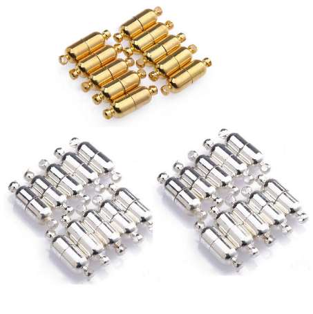 10pcs/lot Sliver Gold Jewelry Findings Compones Bracelet Necklace Magnetic Clasp DIY Connectors Accessories Making Fittings
10pcs/lot Sliver Gold Jewelry Findings Compones Bracelet Necklace Magnetic Clasp DIY Connectors Accessories Making Fittings