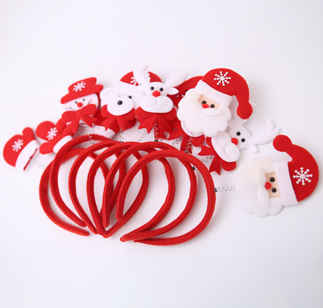 Christmas Headbands Christmas Santa Claus Adult Kids Headbands Christmas Decoration Party Toys New Year Supplies Xmas Gifts For Kids