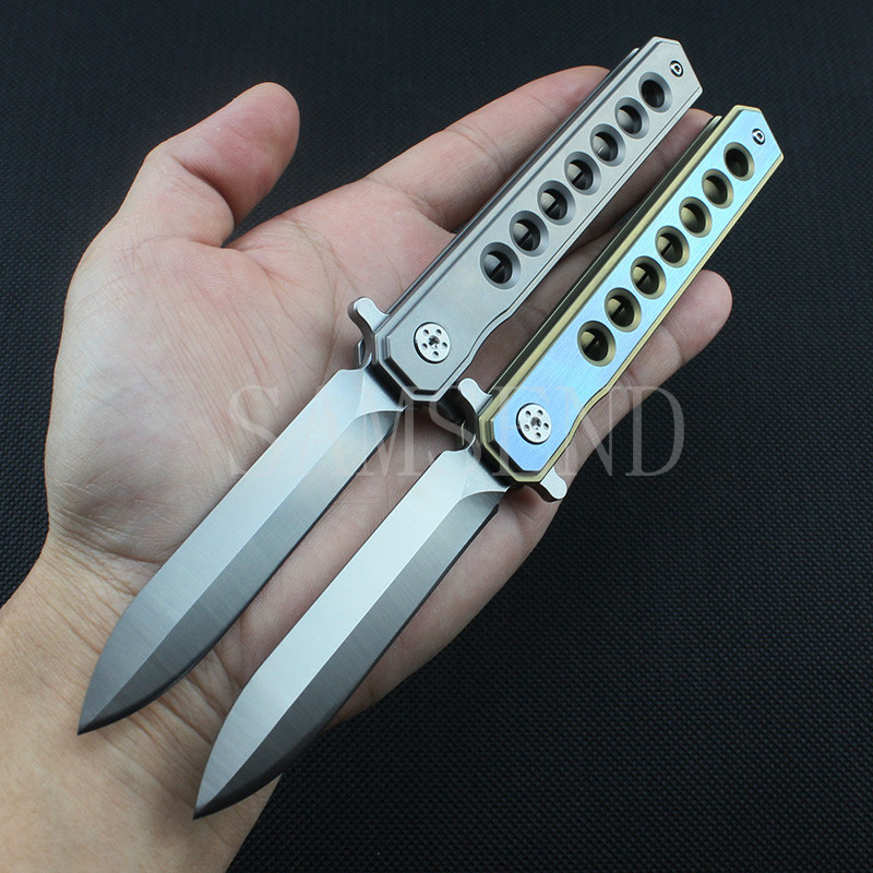 New tactical folding knife titanium alloy second generation commander bearing system D2 camping adventure knives outdoor tool
New tactical folding knife titanium alloy second generation commander bearing system D2 camping adventure knives outdoor tool