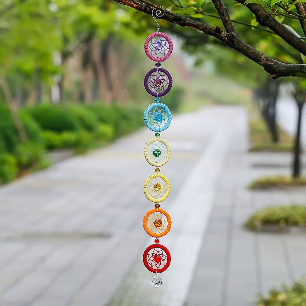 Crystal Chakra Muladhara Dream catcher Wall Car Party Decoration Sea Ornament Dream catcher 19.2 Inch
Crystal Chakra Muladhara Dream catcher Wall Car Party Decoration Sea Ornament Dream catcher 19.2 Inch