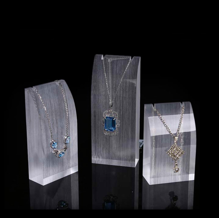 Acrylic Jewelry Necklace Display Stand Prop Delicate for Boutique Shop Counter Shelf Pendant Charm Necklaces Exhibition Holder Set of 3
Acrylic Jewelry Necklace Display Stand Prop Delicate for Boutique Shop Counter Shelf Pendant Charm Necklaces Exhibition Holder Set of 3