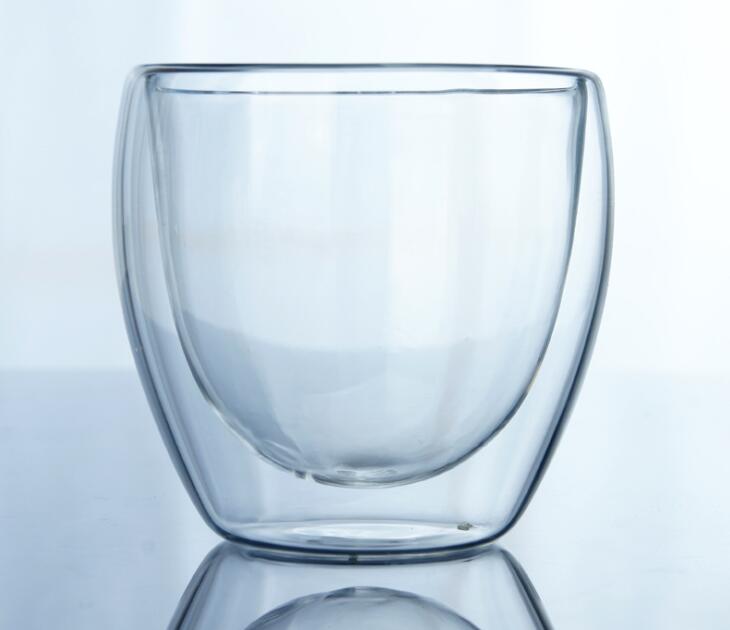 Heat-resistant Double Layer Glass Cup Beer Coffee Cup Handmade Exquisite Glass Materal Mug Drinkware Multi Size