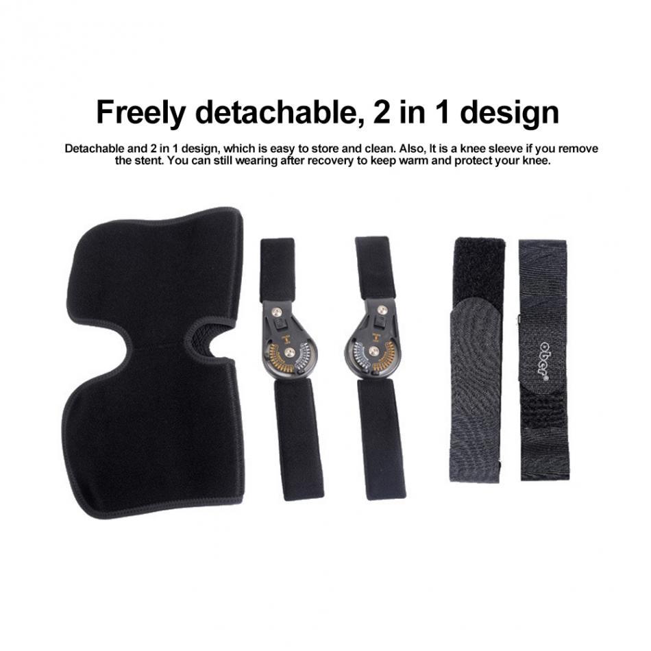 Oper Knee Splint Brace Adjustable Knee Joint Support Orthosis Medical Hinged Support Patella Fracture Injury Fix Stabilizer Pads