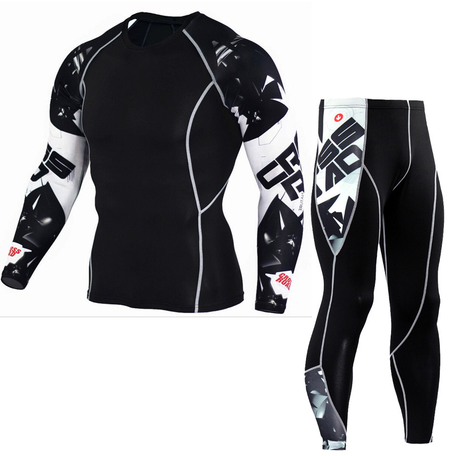 Sport Tights Men Long Sleeves T-shirts Mens Compression Shirt Pants Set Running Workout Fitness Training Tracksuit Sport Suit
Sport Tights Men Long Sleeves T-shirts Mens Compression Shirt Pants Set Running Workout Fitness Training Tracksuit Sport Suit