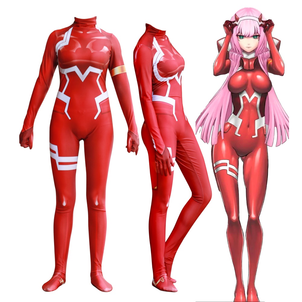 Anime 3D Women DARLING in the FRANXX 02 Zero Two Cosplay Costume Zentai Bodysuit Suit Jumpsuits
Anime 3D Women DARLING in the FRANXX 02 Zero Two Cosplay Costume Zentai Bodysuit Suit Jumpsuits