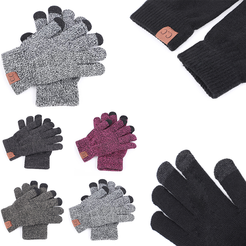6Colors CC Knitted Gloves Solid Winter CC knitting fingers Portable glove outdoor sports Five Fingers Gloves 2pcs/pair TC181025
6Colors CC Knitted Gloves Solid Winter CC knitting fingers Portable glove outdoor sports Five Fingers Gloves 2pcs/pair TC181025