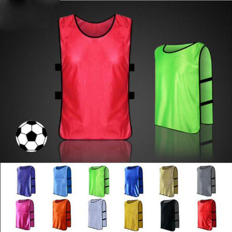 Men&#039;s blank soccer team against bibs football training jerseys high quality men&#039;s soccer shirt sports group against vest от DHgate WW