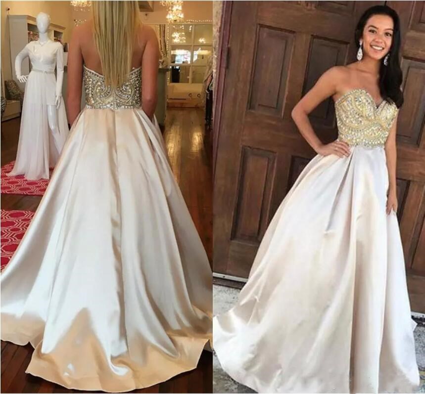 Evening Dresses Sweetheart 2019 New Beaded Strapless Zipper Sweep Train A Line Prom Dresses Party Gowns Free Fast Shipping, Red
Evening Dresses Sweetheart 2019 New Beaded Strapless Zipper Sweep Train A Line Prom Dresses Party Gowns Free Fast Shipping, Red