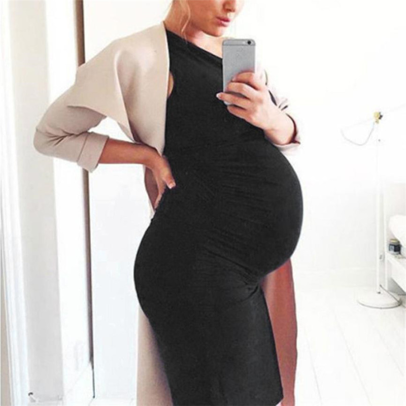 Maternity Dress 2020 Fashion Clothes Womens Pregnants O-Neck Sleeveless Nursing Maternity Dress Summer Pregnant Dress vestido