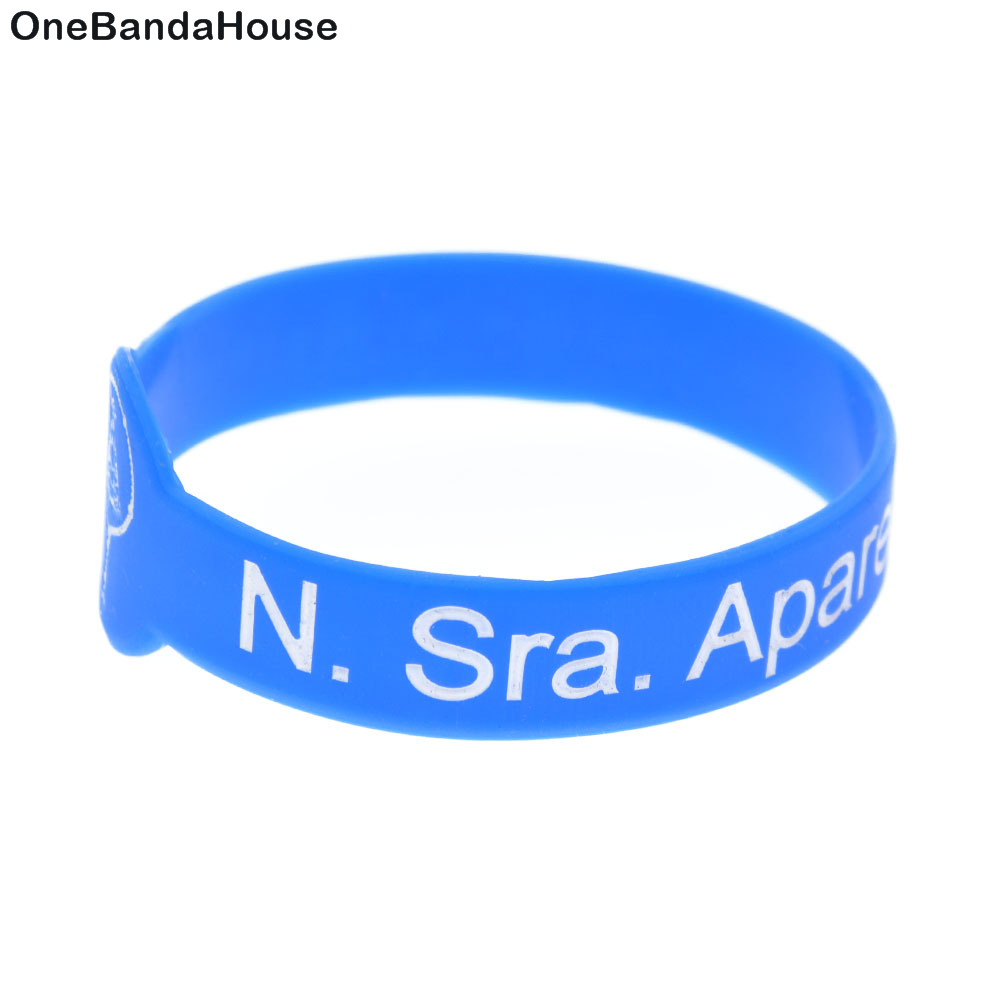 1PC N. Sra. aparecida rogai por nos Silicone Wristband Watch Shape Trendy Decoration Rubber Jewelry Adult Size
1PC N. Sra. aparecida rogai por nos Silicone Wristband Watch Shape Trendy Decoration Rubber Jewelry Adult Size