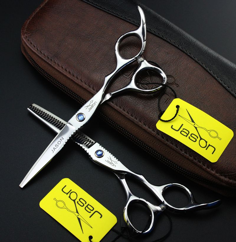 JASON HA-01 6.0 inch right hand Cutting/thinning scissors. 17.5CM 6CR 62HRC forfex set