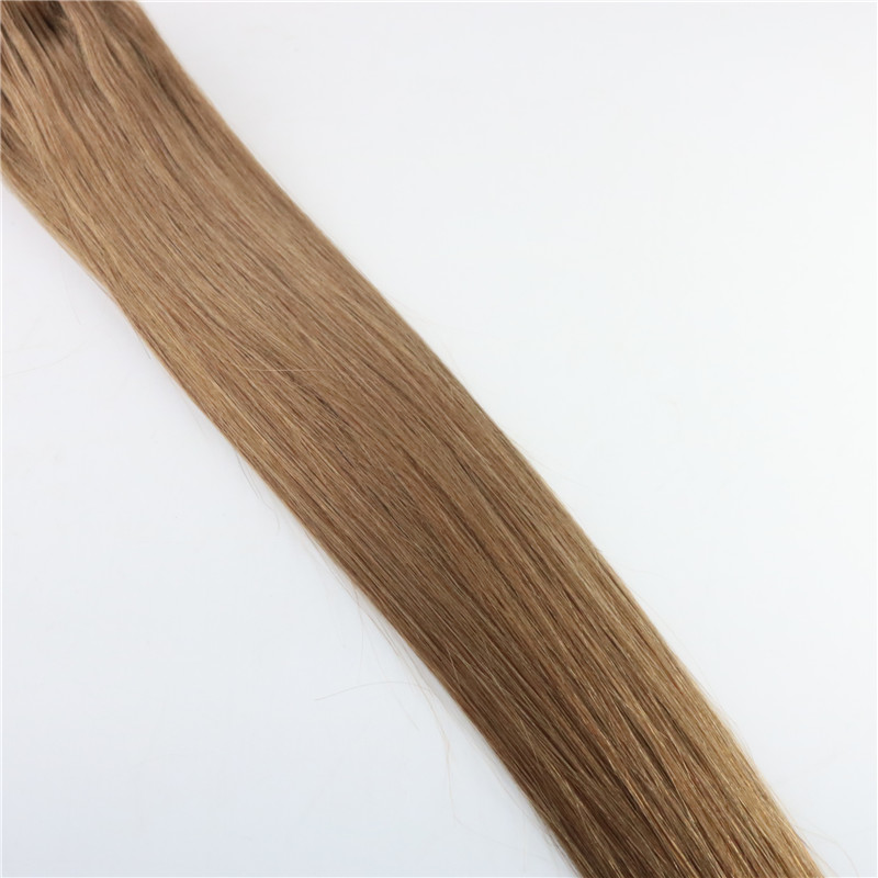 Chocolate Brown Straight Hair 9A Brazilian Hair Extensions 14inch-26inch 100Strands 100gram Loop Micro Ring Human Hair Extensions