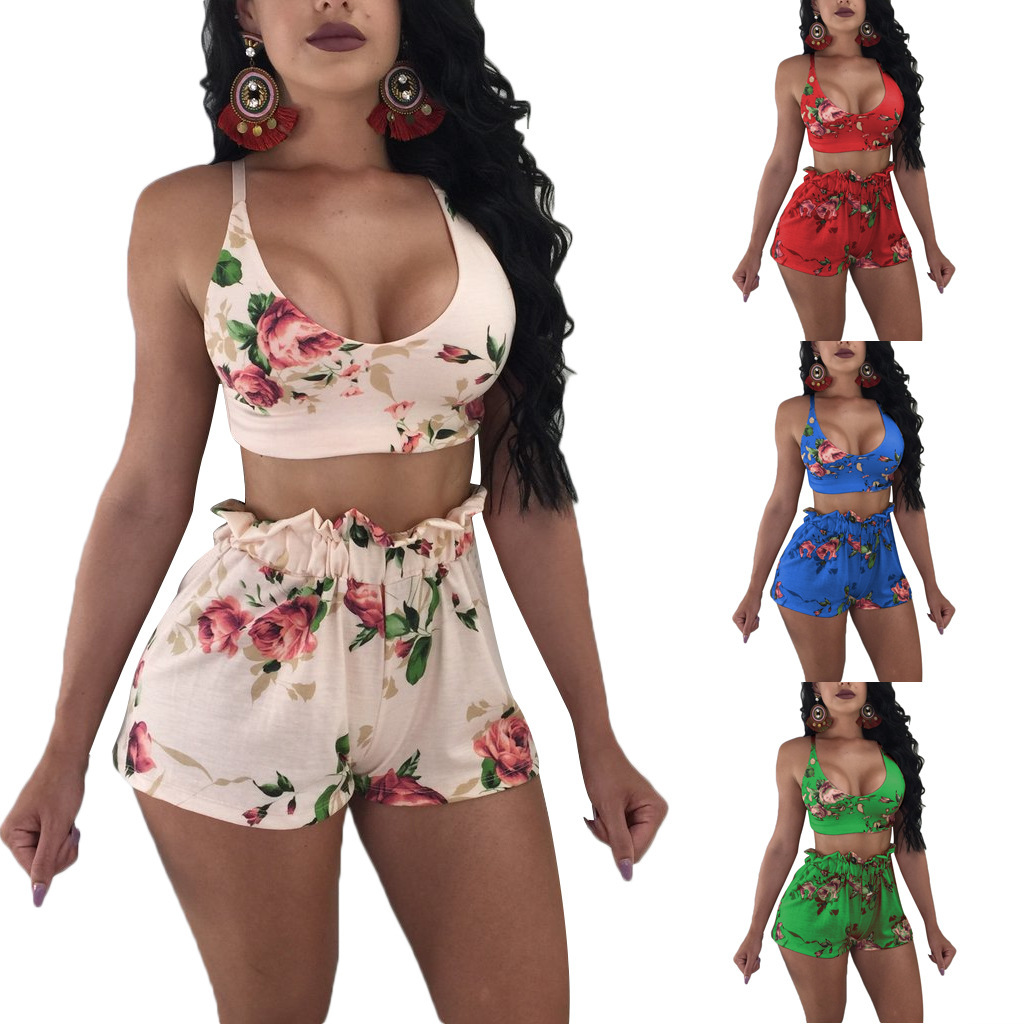 Women s Designer Tracksuit Floral Printing Vest Tops + Shorts Plus Size Women Clothing Two Piece Outfits Sexy Women Summer Jogging Suit, Gray
Women s Designer Tracksuit Floral Printing Vest Tops + Shorts Plus Size Women Clothing Two Piece Outfits Sexy Women Summer Jogging Suit, Gray