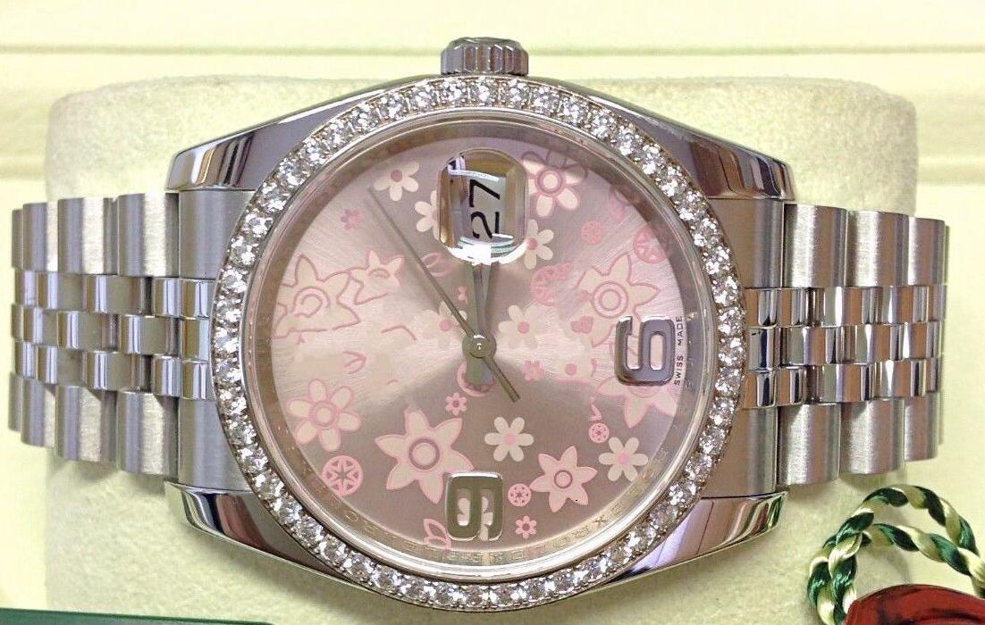 Top Quality Watches Datejust 36mm 116244 Stainless steel bracelet Diamond Bezel Diamond Dial Movement Automatic Mens Wrist Watch, Pink
Top Quality Watches Datejust 36mm 116244 Stainless steel bracelet Diamond Bezel Diamond Dial Movement Automatic Mens Wrist Watch, Pink