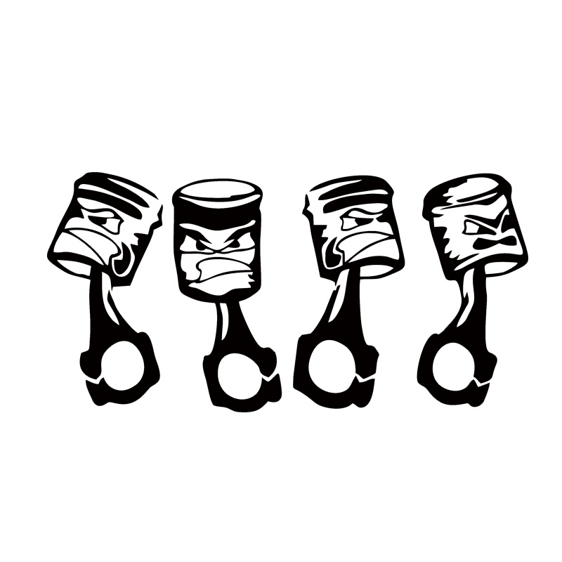 20*10 CM personality small angry pistons car decal waterproof laptop walll sticker CA-119, Silver
20*10 CM personality small angry pistons car decal waterproof laptop walll sticker CA-119, Silver