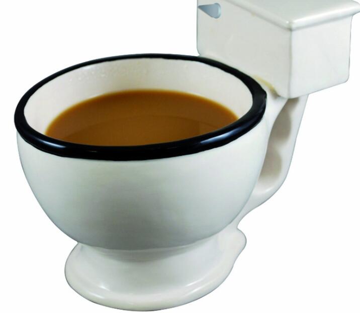 Funny Toilet Cup Ceramics Water Coffee Mug Cup Funny Mugs Creative Gift for Lovers or Friend