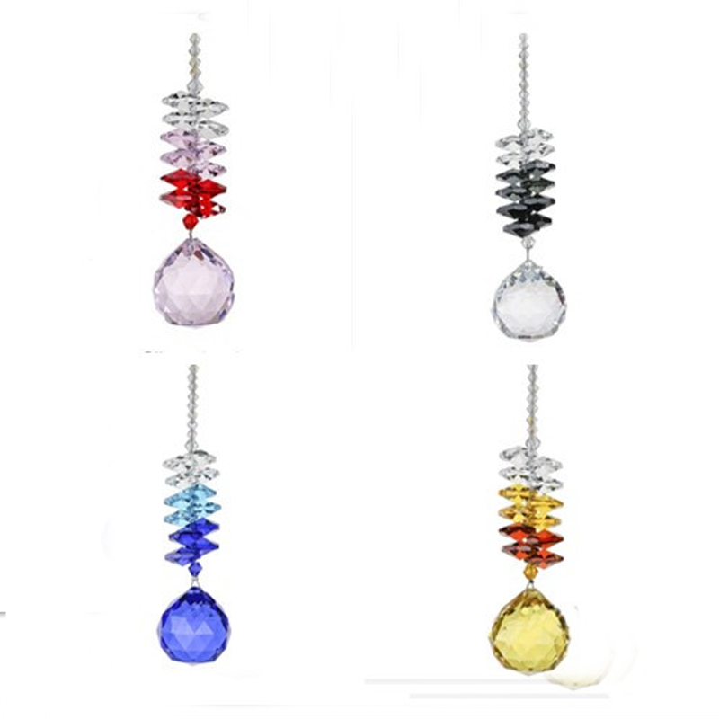 5PCS Chakra Crystal Sun Catchers Chandelier Crystals 30mm Ball Prism Pendant Rainbow Maker Hanging Chakra Cascade Suncatcher
5PCS Chakra Crystal Sun Catchers Chandelier Crystals 30mm Ball Prism Pendant Rainbow Maker Hanging Chakra Cascade Suncatcher
