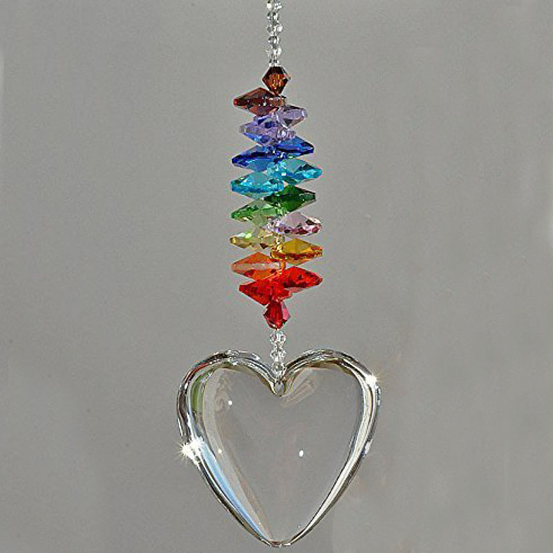 5PCS Clear Crystal Glass Chakra Suncatcher Heart Pendant Window Hanging Crystals Ornament Love Relationship Anniversary Gift W094
5PCS Clear Crystal Glass Chakra Suncatcher Heart Pendant Window Hanging Crystals Ornament Love Relationship Anniversary Gift W094