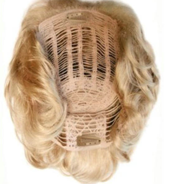 Black Blonde curly 3/4 Human Hair Half Wigs 4colors Virgin Brazilian Human Hair machine made Lace Wigs for Women diva1