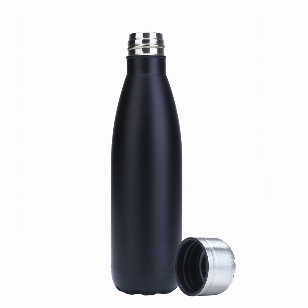 500ML Stainless Steel Mug Cola Bottle Double Wall Vacuum Insulated Vacuum Flask Water Bottle Sport Travel Cup
