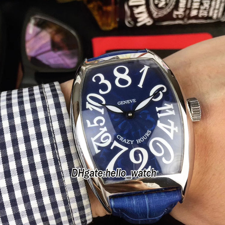 New CRAZY HOURS 8880 CH Blue Dial Asian 2813 Automatic Mens Watch Silver Case Blue Leather Strap Cheap 8Style Gents Watches, Fm-05b
New CRAZY HOURS 8880 CH Blue Dial Asian 2813 Automatic Mens Watch Silver Case Blue Leather Strap Cheap 8Style Gents Watches, Fm-05b