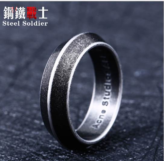 Steel soldier fashion simple ring for women and men popular hot sale viking style jewelry
Steel soldier fashion simple ring for women and men popular hot sale viking style jewelry