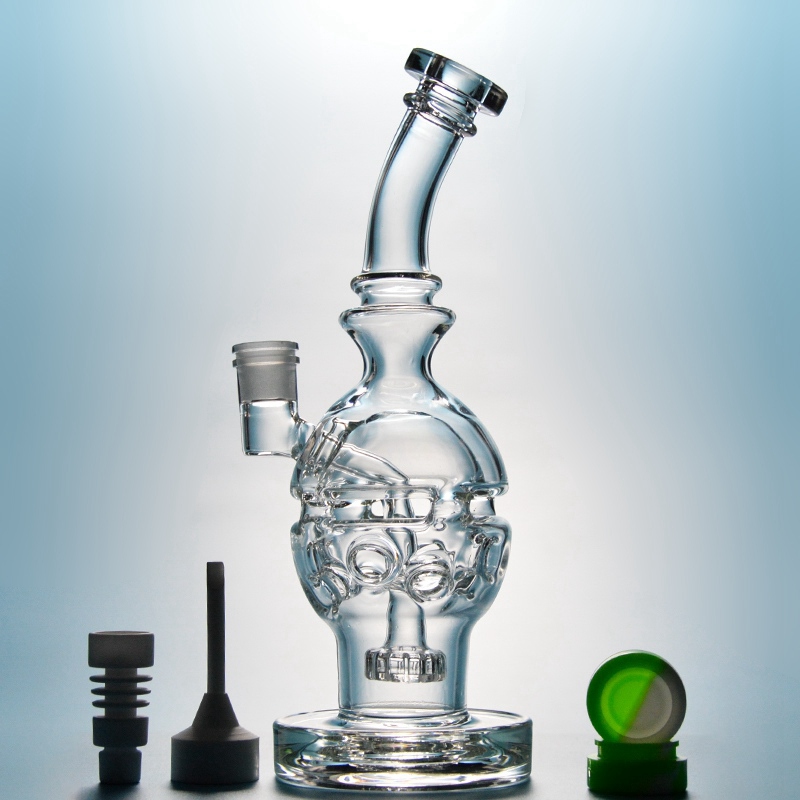 Fab Egg Glass Bong Recycler Hookahs Dab Rig Swiss Percolator Showerhead Perc with Quartz Banger Water Pipe 14mm Female Joint MFE01
Fab Egg Glass Bong Recycler Hookahs Dab Rig Swiss Percolator Showerhead Perc with Quartz Banger Water Pipe 14mm Female Joint MFE01