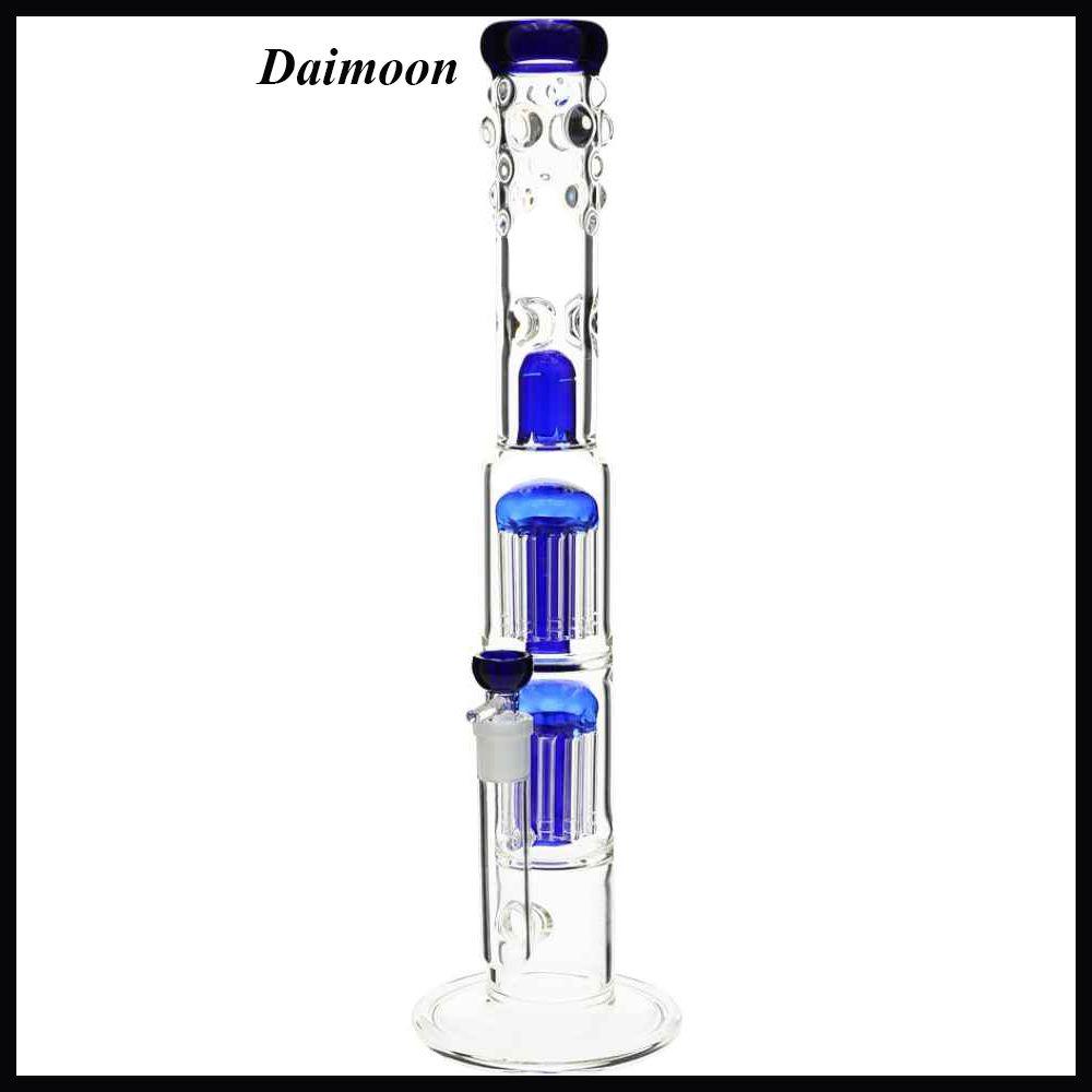 Wholesale Glass Bong 18.8mm joint bongs two layer 8-arms dome perculator Bule for water pipe dab rig hookahs
Wholesale Glass Bong 18.8mm joint bongs two layer 8-arms dome perculator Bule for water pipe dab rig hookahs
