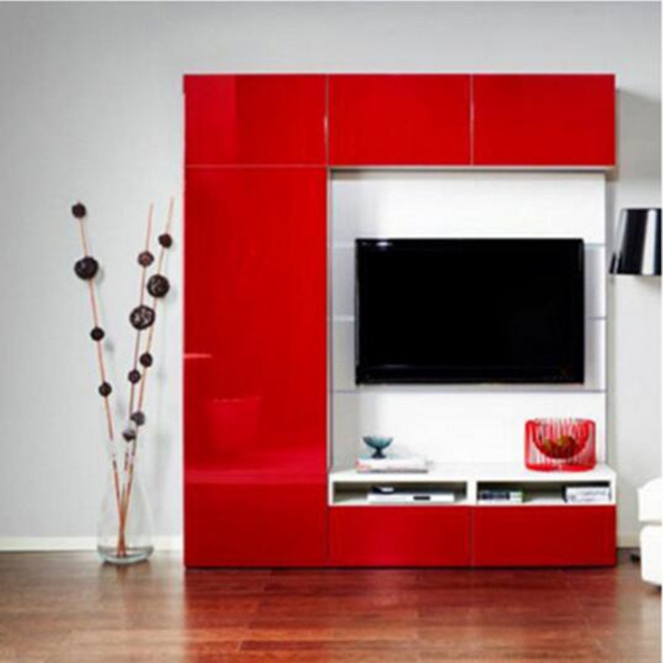 2m Furniture Renovation Wall Sticker Decorative Film PVC Self Adhesive Wall Paper Waterproof Glossy Kitchen Cabinet Wallpaper