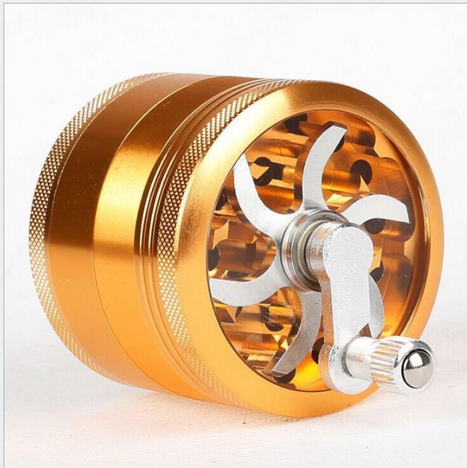 Hot Pin Diameter 63mm Aluminum Alloy 4 - Layer Hand-cranked Cigarette Grinder Rocker Cigarette Shredder
Hot Pin Diameter 63mm Aluminum Alloy 4 - Layer Hand-cranked Cigarette Grinder Rocker Cigarette Shredder