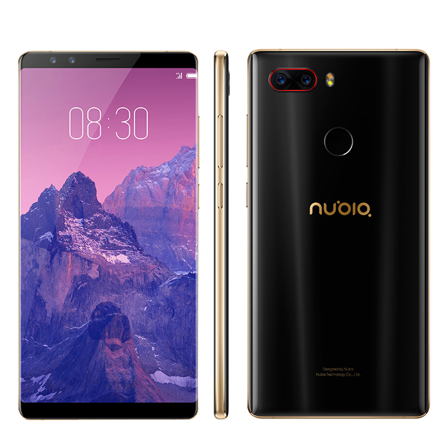 

Original ZTE Nubia Z17S 4G LTE Cell Phone Snapdragon 835 6GB RAM 64GB ROM Android 5.73" Full Screen 23MP Fingerprint ID Smart Mobile Phone