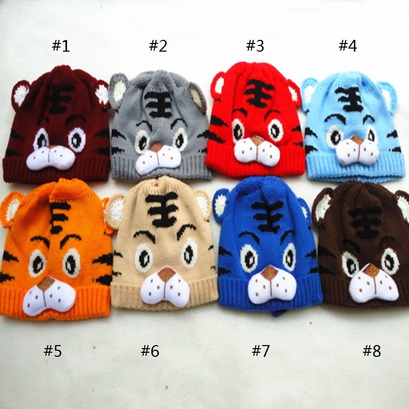 lovely Baby Tiger Hat Children's Warm Soft Hats Baby Tiger Crochet Hat Kid Tiger knitted Cap, Mixed
lovely Baby Tiger Hat Children's Warm Soft Hats Baby Tiger Crochet Hat Kid Tiger knitted Cap, Mixed