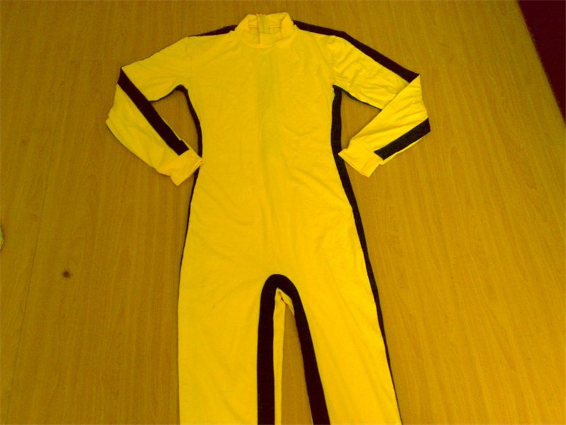 New Jeet Kune Do Game of Death Costume Jumpsuit Bruce Lee Classic Yellow Kung Fu Uniforms Cosplay JKD