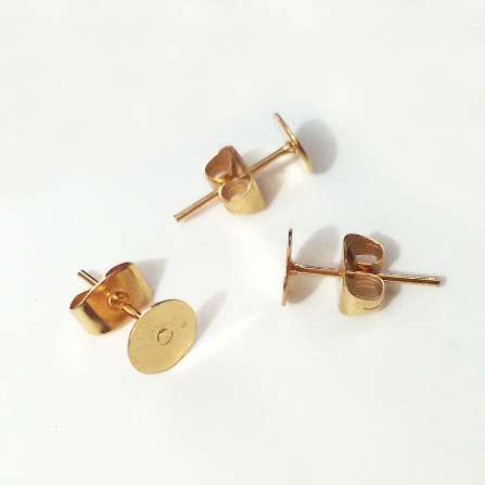 30pcs Earring accessories studs blank base setting tray w/Butterfly earrings back Stopper flat head Pins Needles Posts Gluing on
30pcs Earring accessories studs blank base setting tray w/Butterfly earrings back Stopper flat head Pins Needles Posts Gluing on