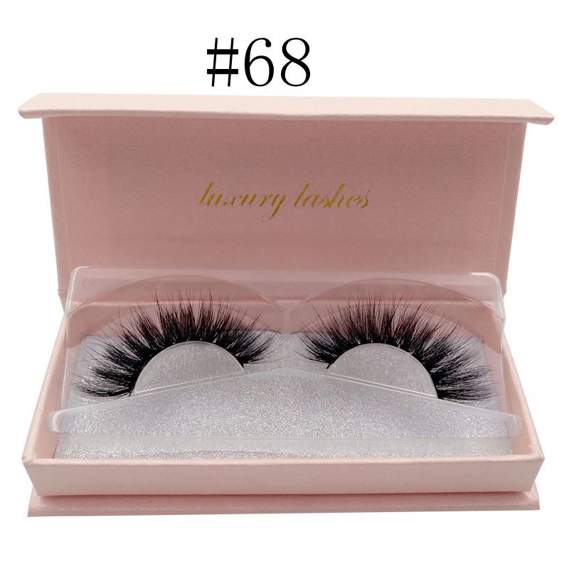 1 Pair natural long eyelashes 1 box 3d false eyelashes mnk 3d lashes volume soft lashes eyelash extension J1628
