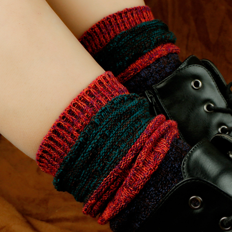 Women's Thick Knit Cotton Vintage Colorful Casual Fall Winter Crew Socks Long Knee High Colorful Cotton Sock, Multi
Women's Thick Knit Cotton Vintage Colorful Casual Fall Winter Crew Socks Long Knee High Colorful Cotton Sock, Multi
