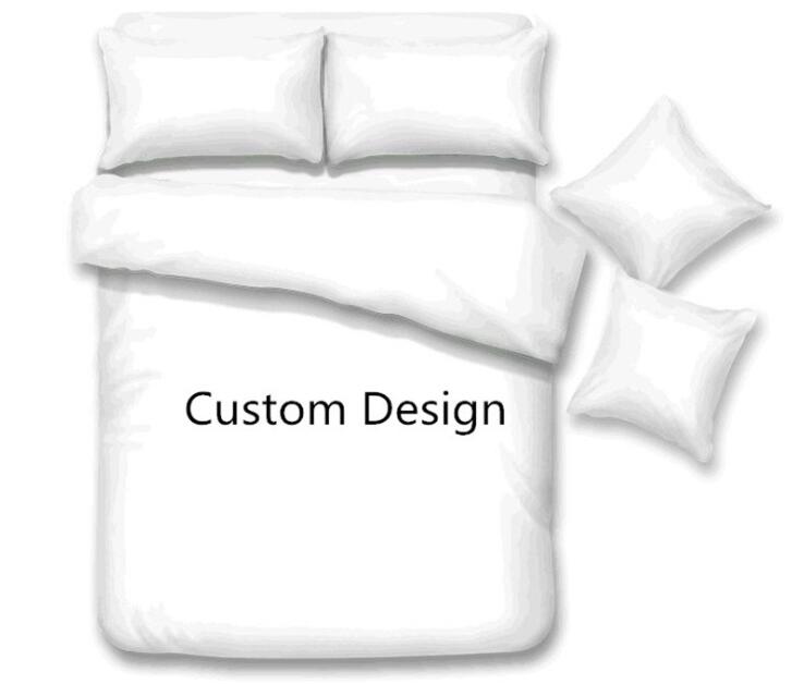 Customized Design Bedding Sets 3D Digital Printing Custom Bedding Set 3pcs Duvet Cover with Pillowcase Full Queen King Size