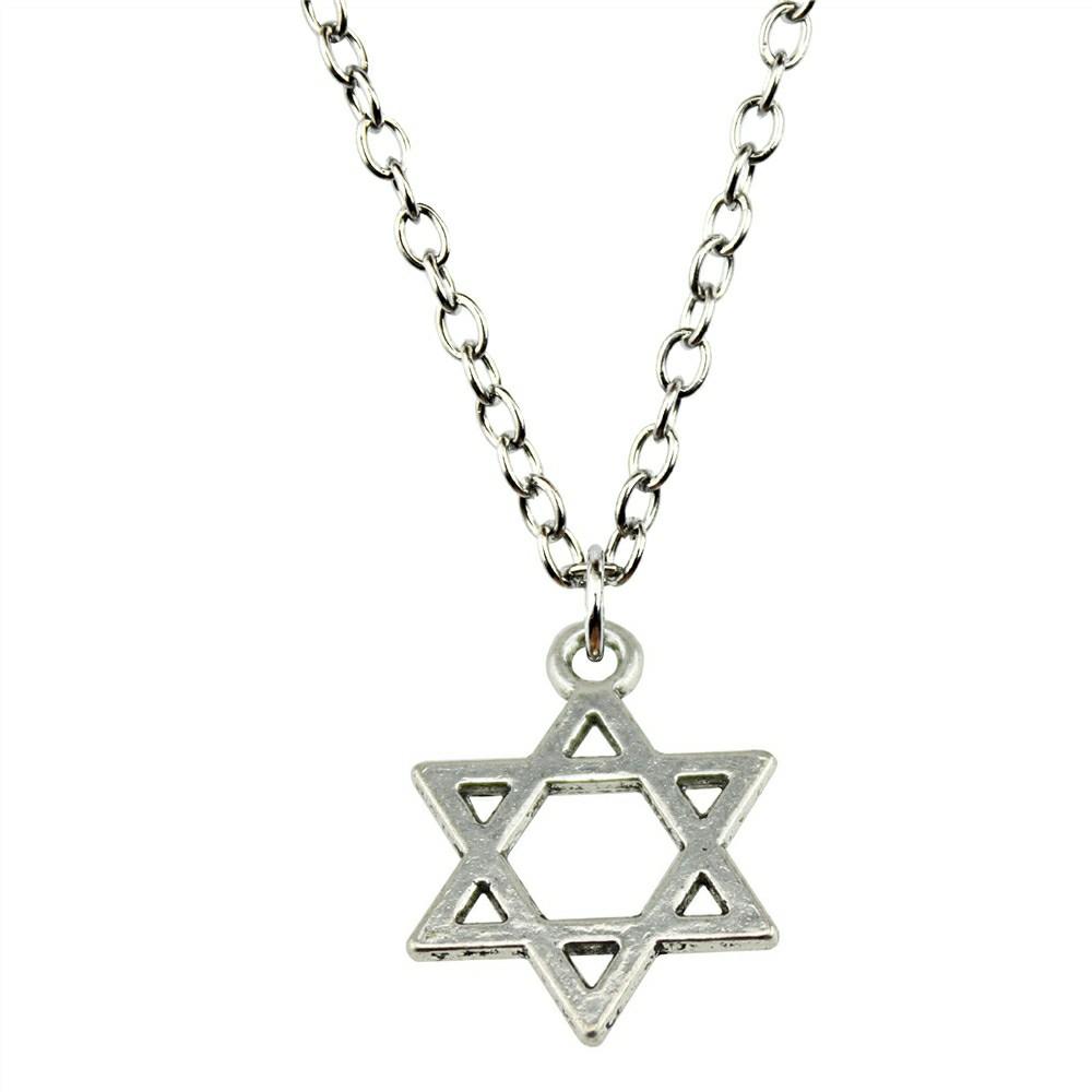 WYSIWYG 5 Pieces Metal Chain Necklaces Pendants Hand Made Necklace Men Star Of David 21x16mm N2-B10946, Silver
WYSIWYG 5 Pieces Metal Chain Necklaces Pendants Hand Made Necklace Men Star Of David 21x16mm N2-B10946, Silver