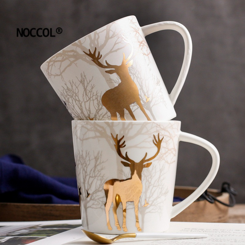 NOCCOL Ceramic Mugs Water Container Deer Cups And Mugs Home School Office Coffee Cup Drinkware Creative Christmas Gift
NOCCOL Ceramic Mugs Water Container Deer Cups And Mugs Home School Office Coffee Cup Drinkware Creative Christmas Gift