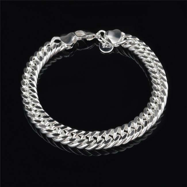 New Design 6MM 8MM 10MM 925 Sterling Silver Figaro Chain Bracelet Fashion Men's Jewelry Top Quality Free Shipping Link Mens Bracelets
New Design 6MM 8MM 10MM 925 Sterling Silver Figaro Chain Bracelet Fashion Men's Jewelry Top Quality Free Shipping Link Mens Bracelets