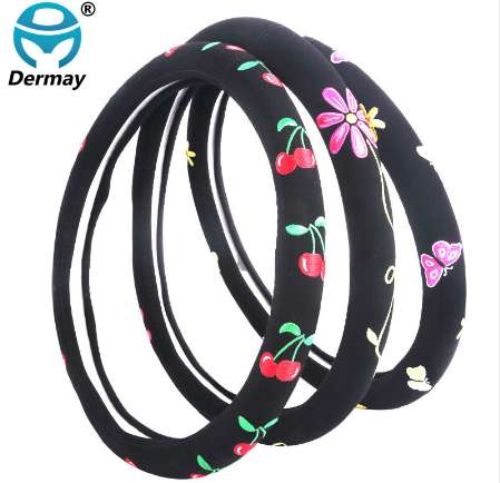 Cartoon Steering Wheel Cover Flower Embroidery Car Steering-Wheel-Covers Auto Interior Steering Hub Accessories For Women
Cartoon Steering Wheel Cover Flower Embroidery Car Steering-Wheel-Covers Auto Interior Steering Hub Accessories For Women