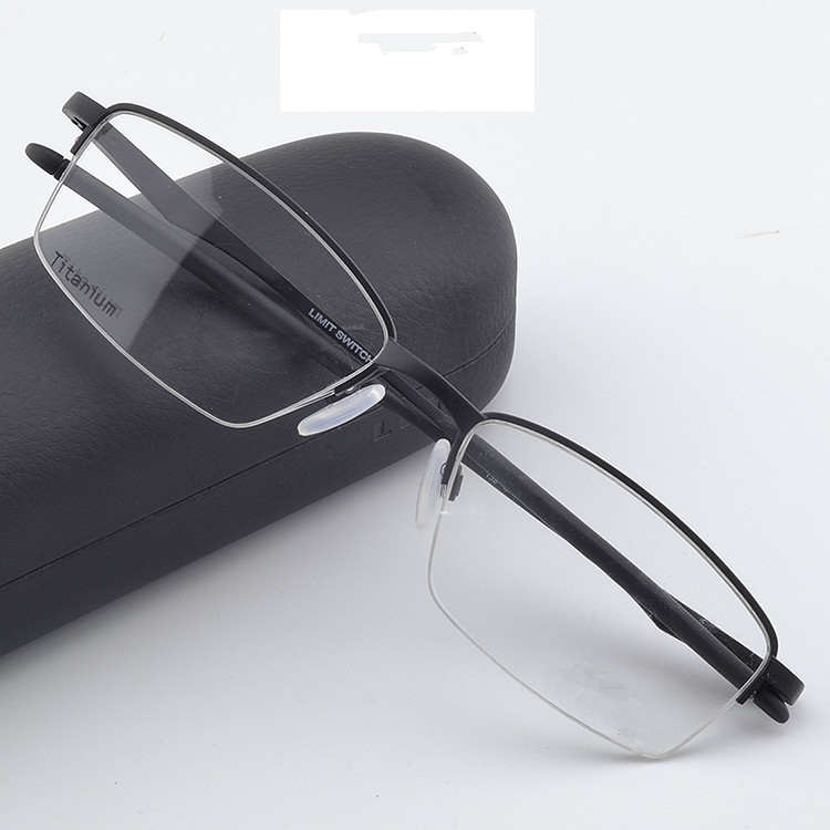 Pure titanium sports glasses 5119 men's business myopic glasses square titanium alloy mirror frame half frame optical mirror
Pure titanium sports glasses 5119 men's business myopic glasses square titanium alloy mirror frame half frame optical mirror