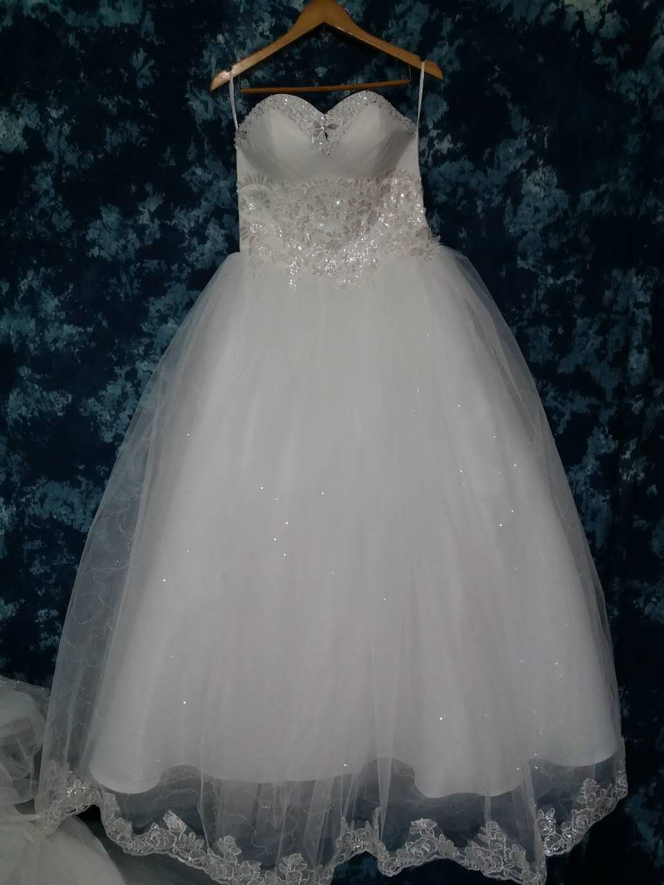 Custom Madeb Fashion Princess Lace With Beading Wedding Dress 2018 Cheap Ball Gown Bridal Gowns vestido de noiva