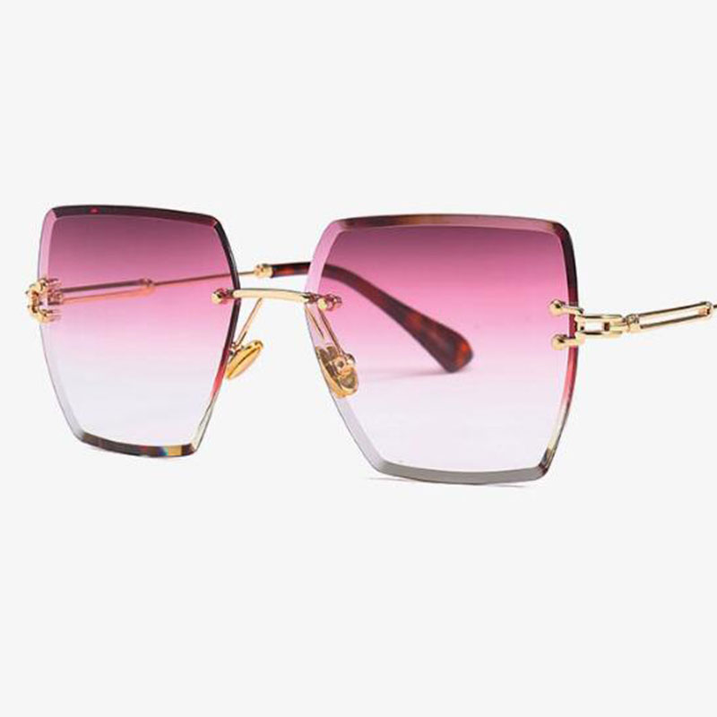 crystal square rimless sunglasses gradient lens transparent clear sun glasses for women luxury vintage brand big ladies eyewear, White;black
crystal square rimless sunglasses gradient lens transparent clear sun glasses for women luxury vintage brand big ladies eyewear, White;black