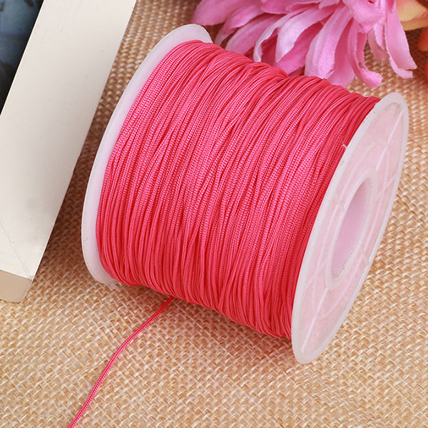 140Yards 0.6mm Assorted colors Chinese Knot String Knit Ropes Jade Line Wire threads Rattail beading cords DIY Jewelry Fittings Bracelet